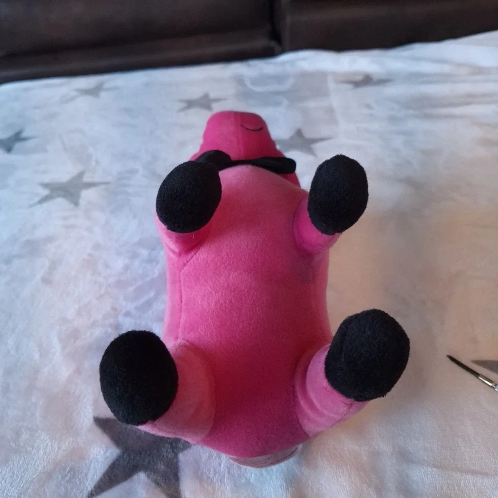 2017‎ Pink Pig Plush Piggy Kellytoy Stuffed Animal Stuffy Toy  Bowtie Tophat